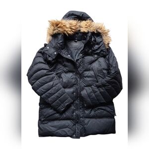 Mark New York Puffer Jacket with Fur Hood